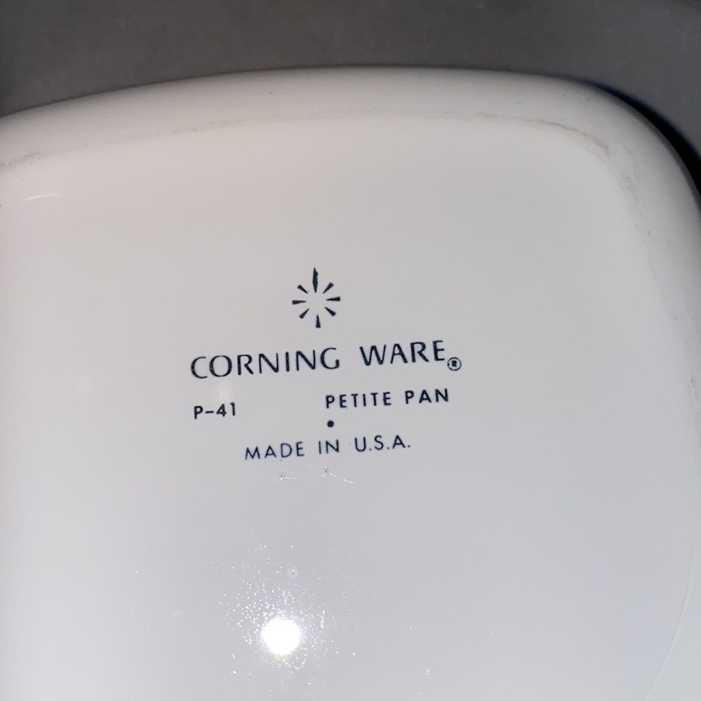 Vintage Corning ware 1 3/4 cup set of 2 petite pan - Picture 5 of 5